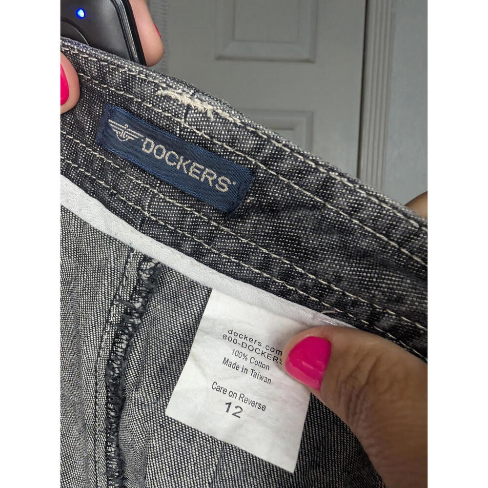 DOCKERS‎ COTTON WOMENS SHORTS SIZE 12 0341 - Picture 3 of 4